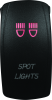 DragonFire Racing Lighted Switch Spot Light On/Off Red
