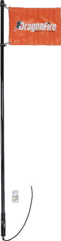 DragonFire Racing 6Ft Spiral Led Whip - Smoked - UTV/SxS | SxS Part...