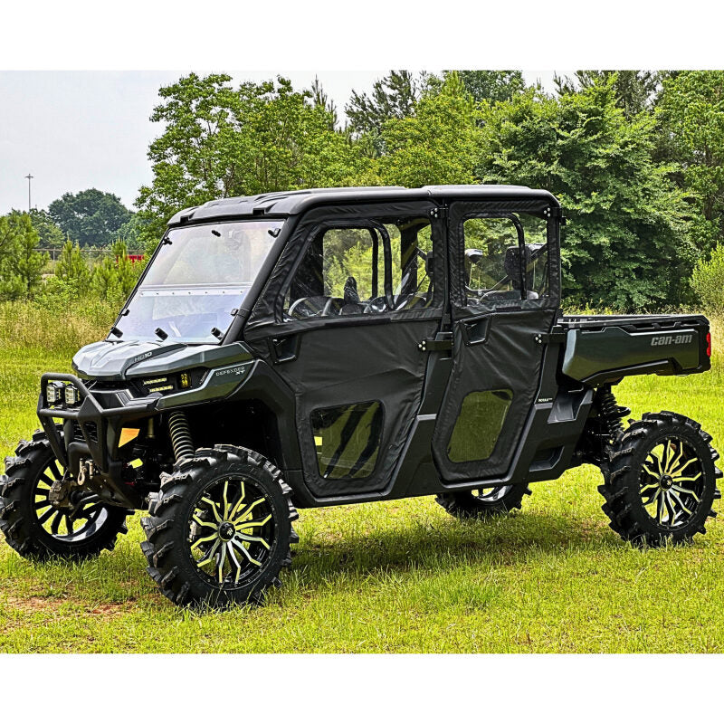 can-am Seizmik 16-24  HD10 Defender Max Rear Framed Soft Door Kit -...