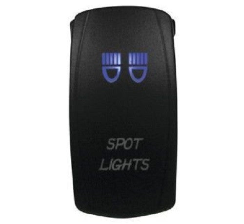 DragonFire Racing Lighted Switch Spot Light On/Off Blue - UTV/SxS |...