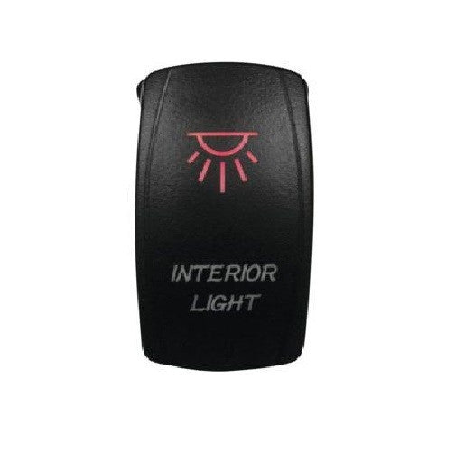 DragonFire Racing Lighted Switch On/Off Red - UTV/SxS | SxS Parts D...